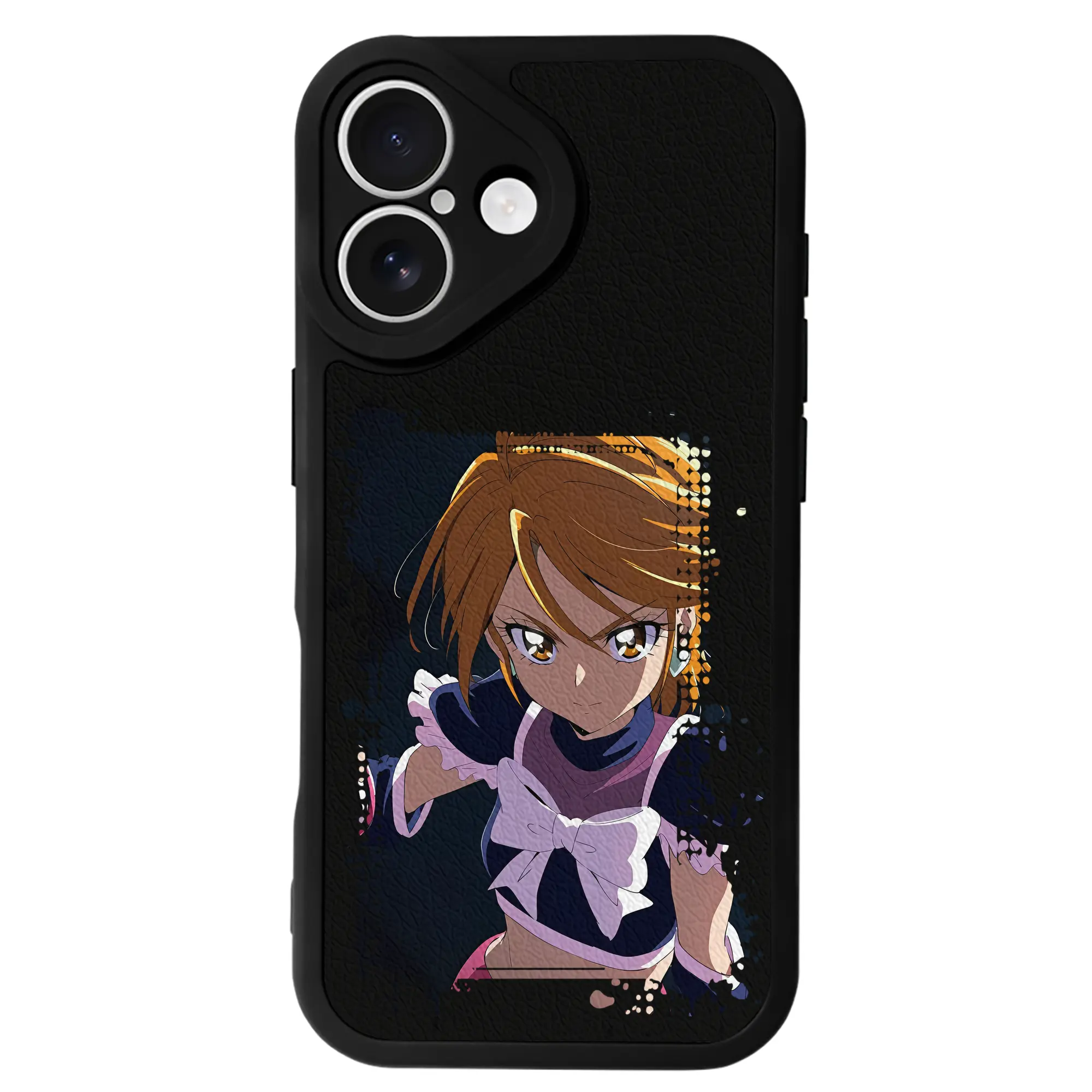 プリキュア グッズ,美墨なぎさ - IPhone 16シリーズ対応 ・ シリコンスマホケース ・ レザー調 ・ 高精度フィット ・ 耐衝撃 ・ ワイヤレス充電対応 ・ 精密カット